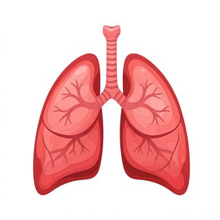 human lungs illustration