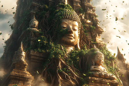 Ancient Buddha Temple Ruins