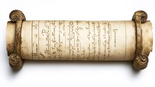 Ancient Handwritten Scroll