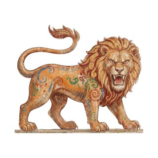 ornate heraldic lion
