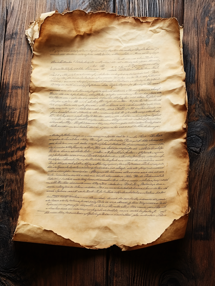 Ancient Script on Parchment