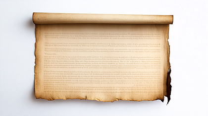 Ancient Scroll Unrolled
