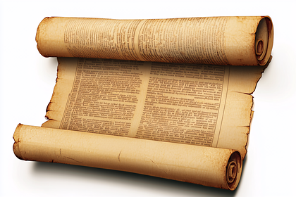 Ancient Scroll Unrolled