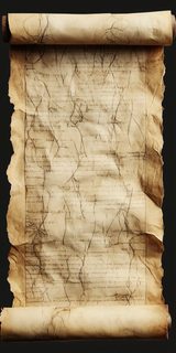 Ancient Scroll With Text