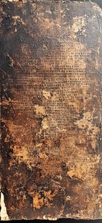 Ancient Text on Damaged Parchment