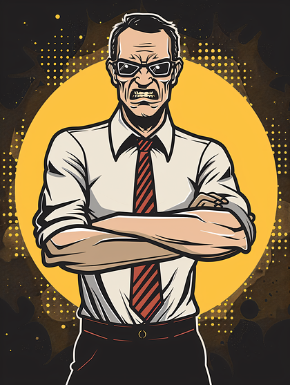 Angry Businessman