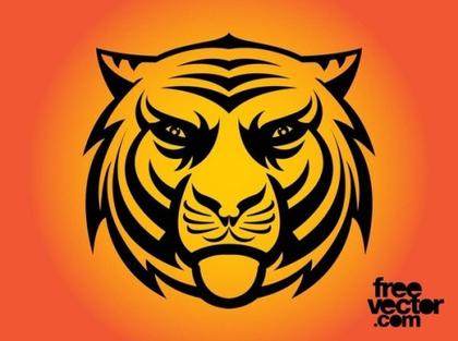 Angry Tiger Tattoo Free Vector