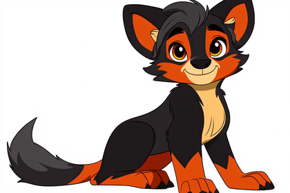 Animated Puppy Character
