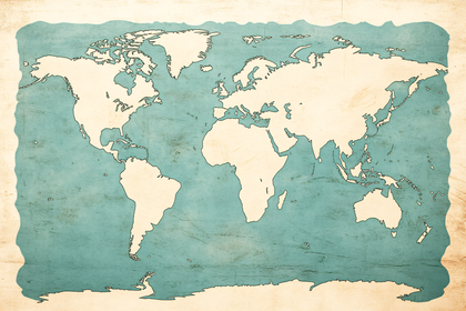 Antique World Map