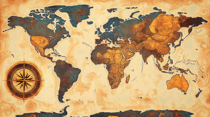 Antique World Map