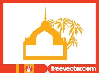 Arabic Building Free Vector