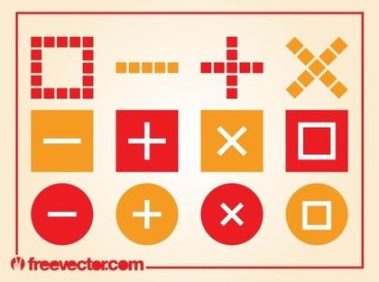 Arithmetics Symbols Free Vector