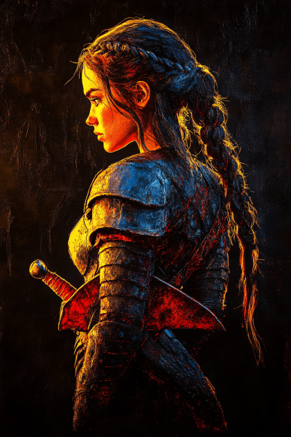 Armored Female Warrior