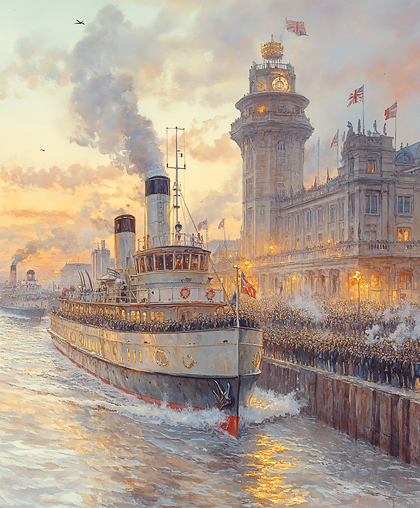 Arrival Of The Ship