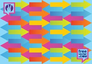 Arrows Pattern Free Vector