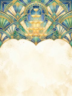 Champagne tower border