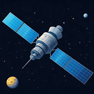 orbiting-space-satellite