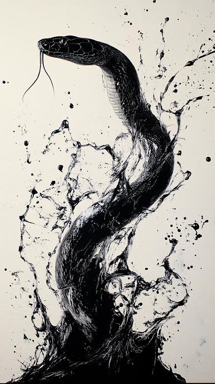 Ascending Ink Snake