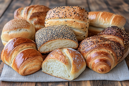 Assortment Of Fresh Baked Bread
