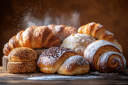 Assortment Of Fresh Baked Pastries