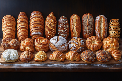 Assortment of Freshly Baked Bread