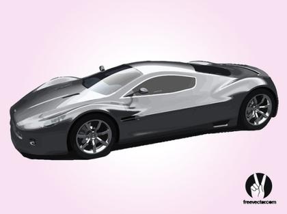 Aston Martin AMV10 Free Vector