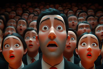 Astonished Crowd