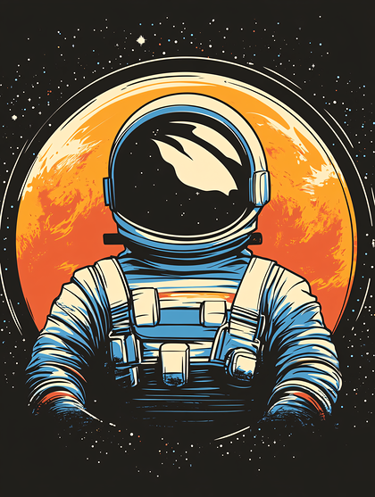 Astronaut In Space Suit