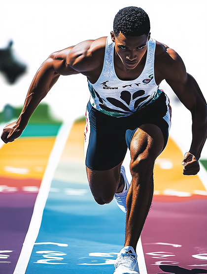 Athlete Ready For Sprint