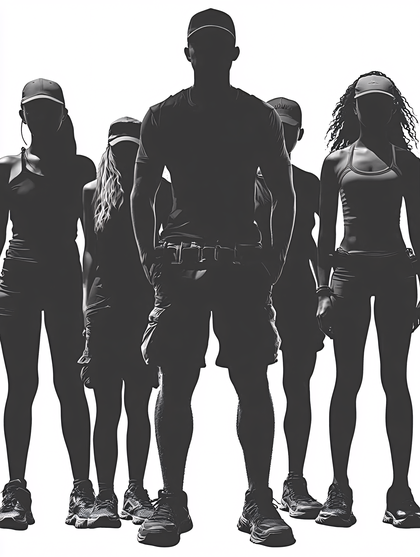 Athletic Team Silhouette