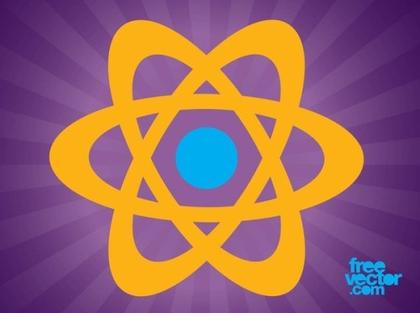 Atomic Icon Free Vector