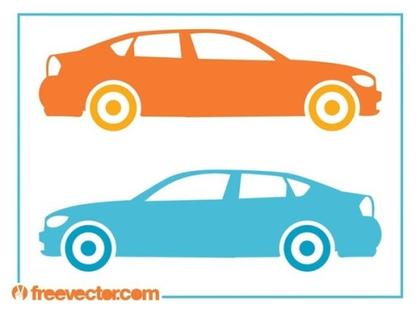 Automobile Silhouettes Free Vector