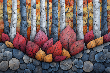 Autumn Birch Forest