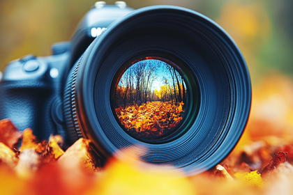 Autumn Camera Lens