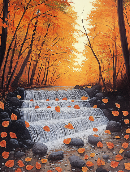 Autumn Cascade