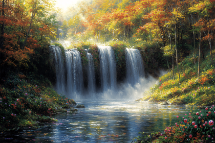 Autumn Cascade
