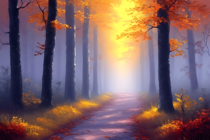 Autumn Forest Path