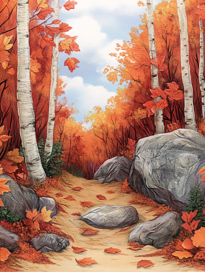 Autumn Forest Path