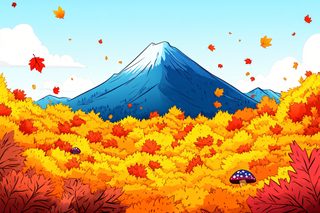 Autumn Mountain Landscape