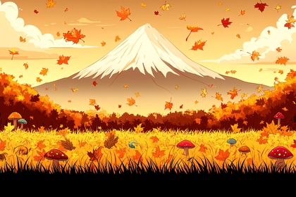 Autumn Mountain Landscape