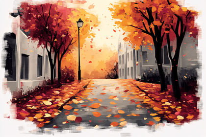 Autumn Street Scene