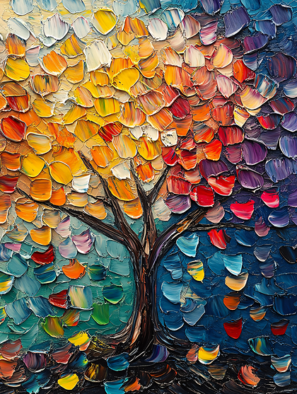 Autumn Tree Of Colors