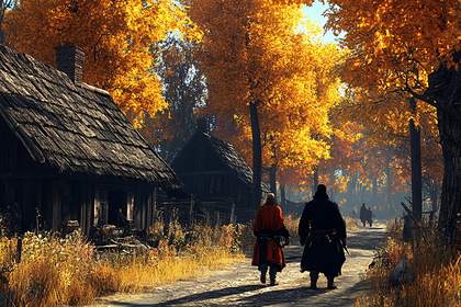 Autumn Village Walk