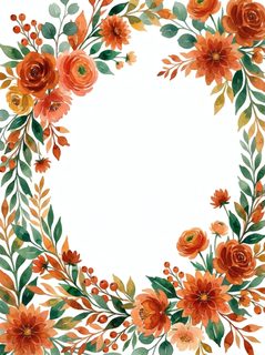 autumn floral wreath