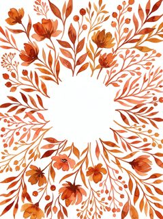 autumn floral wreath