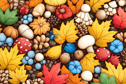 Autumnal Forest Floor