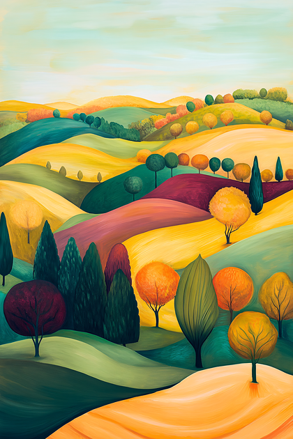 Autumnal Hillscape