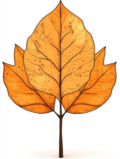 Autumnal Leaf Illustration