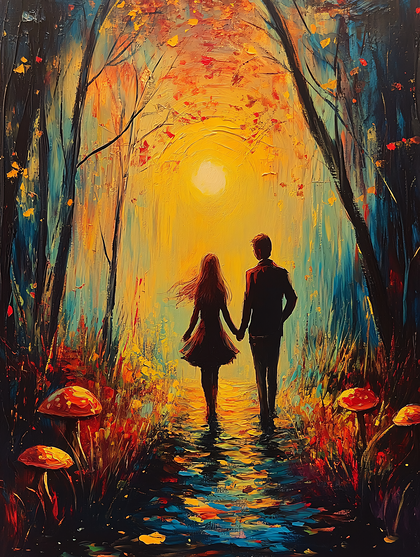 Autumnal Path Of Love