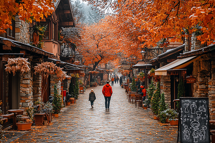 Autumnal Street Scene